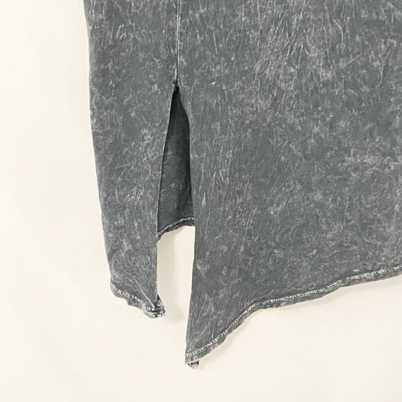 Gaze USA Asymmetric Sleeves Distressed Top Size S - Picture 3 of 8